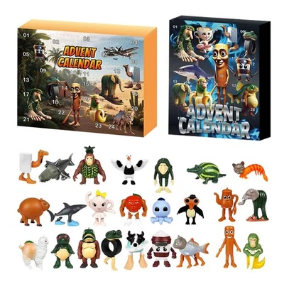 Italian Brainrot- Halloween Advent Calendar 2025,24 Day Italian Brainrot Toys - Image 1 of 4