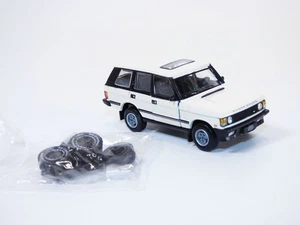 RANGE ROVER CLASSIC LSE blanc 1992 1/64 & roues Offroad - Imagen 1 de 9