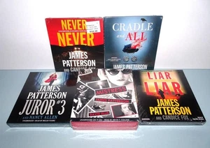 Lot of 5 James Patterson Crime Thrillers Complete & Unabridged Mistress Juror #3 - Imagen 1 de 1
