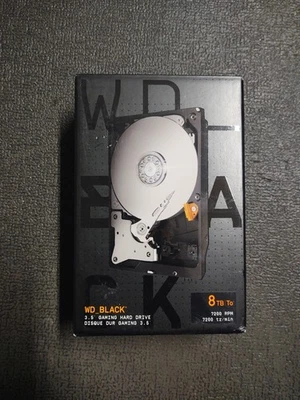 Western Digital WD Black 8TB SATAIII 3.5" Internal Gaming Hard Drive HDD 7200RPM - Image 1 of 4