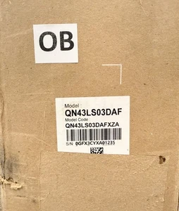 Samsung 43" Class The Frame QLED 4K UHD Smart Tizen TV (2024) QN43LS03DAFXZA OB - Picture 1 of 2