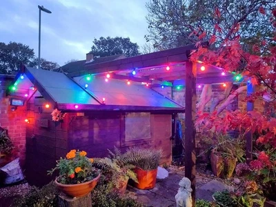 Waterproof Color Festoon Lights for Xmas Christmas Light Outdoor Colored Outdoor