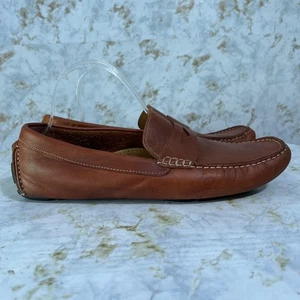Mocassini Cole Haan Howland da uomo taglia 11M scarpe in pelle marrone comodi casual Penny - Foto 1 di 11