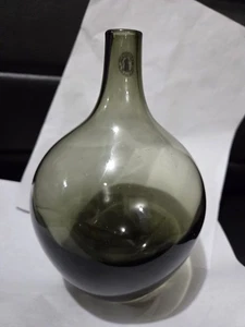 Vintage 8" Scandinavian Design Art Glass Bottle Vase - Beautiful!! - Picture 1 of 5