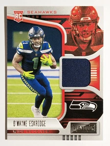 2021 Panini Playbook Rookie Materials #8 D'Wayne Eskridge - Picture 1 of 2