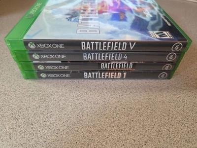 Xbox One Lote de 4 Juegos Battlefield: Battlefield 1, 4, V y Hardline Foto 1 de 4