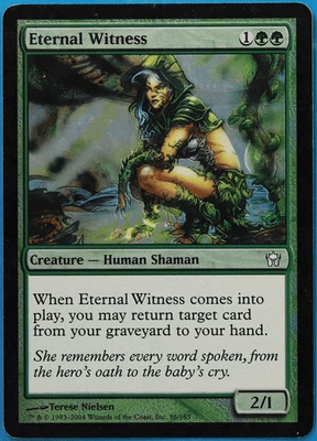 Eternal Witness FOIL Fifth Dawn HEAVILY PLD Uncommon CARD (498703) ABUGames - Image 1 of 2