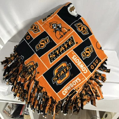 Oklahoma State University Cowboys NCAA  42”X84” Fleece Throw Blanket - Image 1 of 4