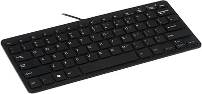 R-Go Tools RGOECQZB R-Go Compact Keyboard USB QWERTZ - GERMAN Layout - Image 1 of 3