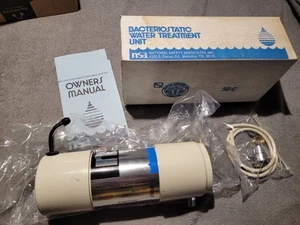 Bidone unità trattamento filtro acqua batteriostatico NSA 50C vintage nuovo in scatola GAC - Foto 1 di 4
