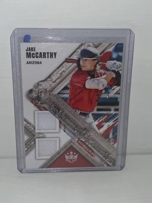 2022 Panini Diamond Kings Jake McCarthy Rookie Dual Patch #DKM-JM Diamondback - Imagem 1 de 2