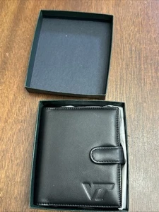 VIRGINIA TECH HOKIES VT Black Genuine Leather Wallet Organizer NEW W/o Tag - Picture 1 of 5
