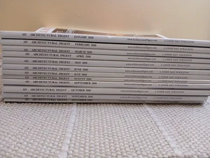 Lot of 12 Architectural Digest Magazines Interior Design 2010 COMPLETE T9 - Imagen 1 de 19