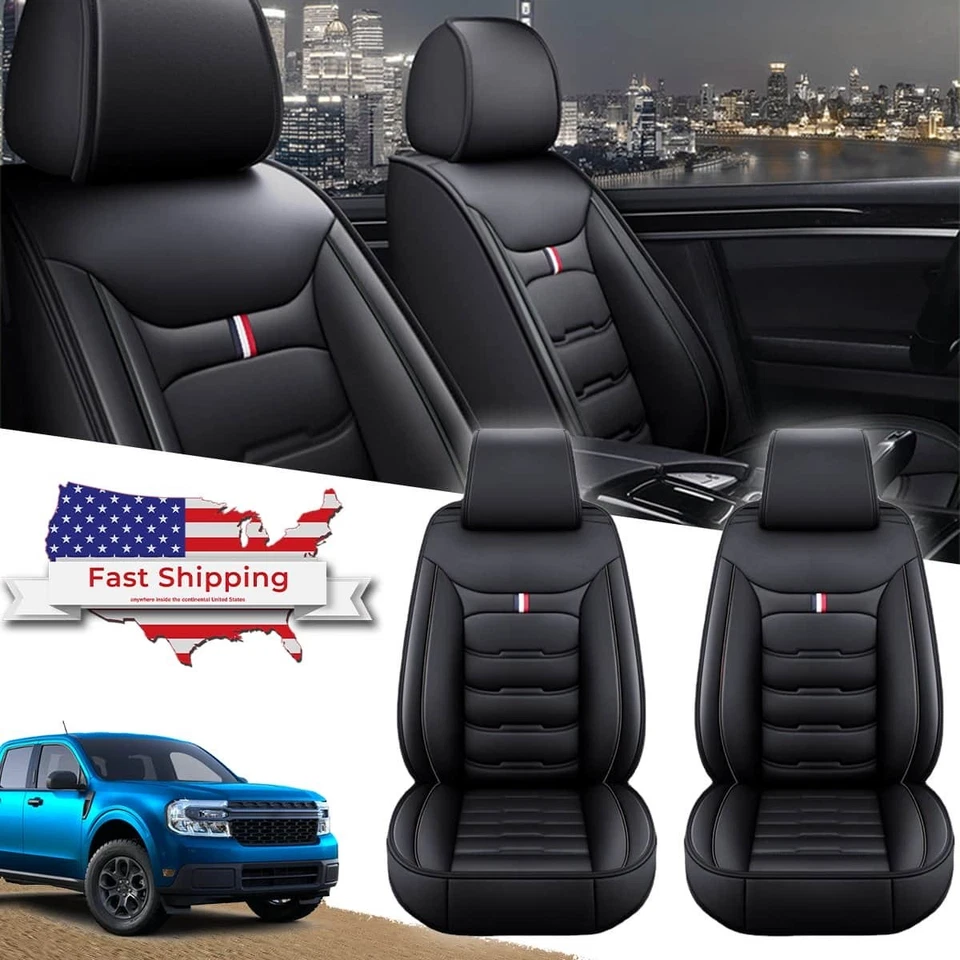For Nissan Rogue Front Full Set Seat Covers Luxury Leather Cushion Protector Mat - Изображение 1 из 4