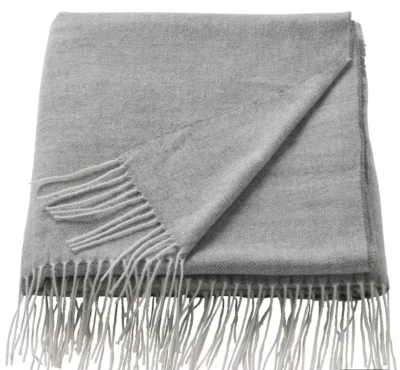 HOLMVI Throw, gray, 47x63 " - Image 1 of 2