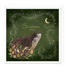 Christmas Wishes Hedgehog Christmas card