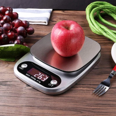 Kitchen Scales Digital Electronic LCD Cooking Baking Food Weighing Scale 10KG UK - Image 1 of 4