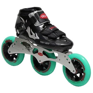 Inline Speed Skates von Trurev 3 Skate Rahmen, Keramiklager, 110mm Rollen.  - Bild 1 von 3