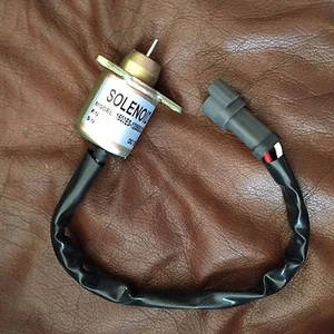 YM11923-77932 12V Shut off stop solenoid FOR Yanmar 3TNE72 3TNV72 4TNE84 4TNE88  - Picture 1 of 10