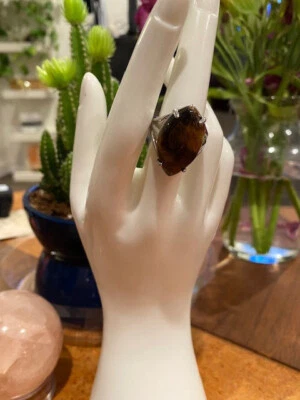 Healing Crystal Tiger's 眼环 - 适合尺寸:8-11 — 第 1/4 张图片