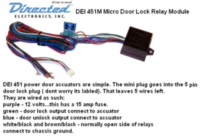 DLS Pre-wired Dual Relay Door Lock Socket For Keyless Entry Systems DEI 451M - Image 1 of 4