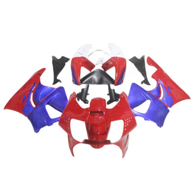 Red Blue Full Fairing Kit for Honda CBR900RR 919 1998 1999 ABS Plastic Bodywork - Imagem 1 de 4