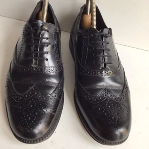 Clifford James, negros, cuero, brogues zapatos para hombre Reino Unido 6,5 excelente estado - Imagen 1 de 12