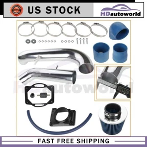 Fits Mitsubishi Eclipse 2.4L Blue Cold Air Intake System+Filter 2000-2005 - Picture 1 of 2