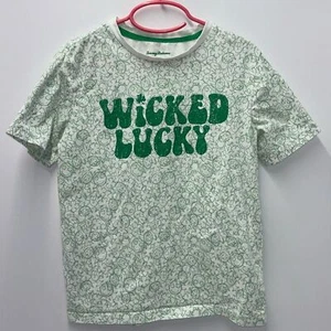 Tommy Bahama Boys T-Shirt S medium 7/8 short sleeve Wicked Lucky St Patrick’s - Picture 1 of 7