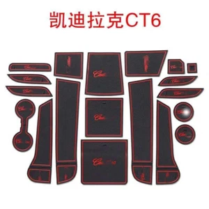 For Cadillac CT6 Rubber Non-slip Mat Interior Cup Pad Door Groove Mat - Picture 1 of 5
