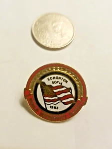 WORLD UNIVERSITY GAMES 1983 Edmonton Sofia Lapel Pin - Picture 1 of 3
