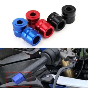Handlebar Hand Grip Bar Ends Cap Slider For BMW S1000RR S1000R 14-18 HP4 - Picture 1 of 27