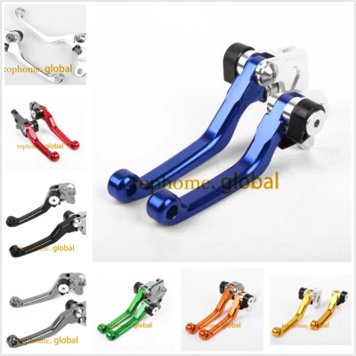 For HUSQVARNA TC125 TC250 2014-2020 Pivot Clutch Brake Levers CNC 2018 2017 2019 — 第 1/3 张图片