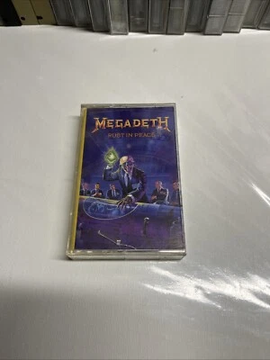 Megadeth Rust in Peace Audio Cassette Tape Rock Trash Album  - Image 1 of 4