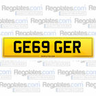 Ge69 Ger - Cherished Car Number Personalised Reg Private Plate George Georgia
