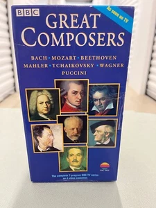BBC Great Composers VHS Collection - Bach, Mozart, Beethoven & More - Picture 1 of 9