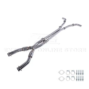 For 09-14 Cadillac CTS-V Coupe 6.2L | Stainless Steel Resonated Mid Pipe Exhaust - Picture 1 of 17