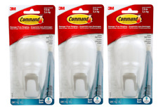 Command Bathroom Hook with Water Resistant 2 Strips Large White