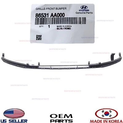 Parachoques delantero genuino OEM parrilla inferior 2021-2023 Hyundai Elantra 86531-AA000 Foto 1 de 2