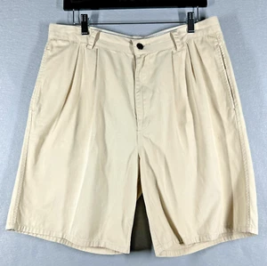 Men's Regatta Pleated Front Walking/Bermuda Shorts Size 34 100% Cotton Khaki - Picture 1 of 12