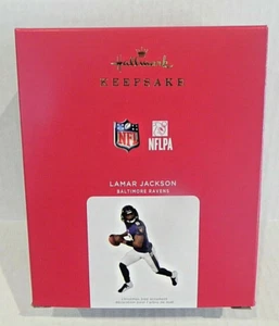 Lamar Jackson Baltimore Ravens Hallmark Weihnachtsschmuck Maske zurückgerufen. Neu! - Bild 1 von 1