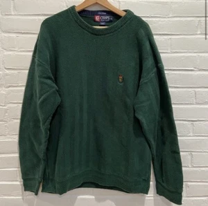 Vintage Ralph Lauren Green Crewneck Sweater | Mens XL - Picture 1 of 6