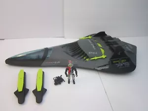 Vintage 1988 GI JOE PHANTOM X-19 JET PLANE With GHOSTRIDER FIGURE 99% COMPLETE - Picture 1 of 19