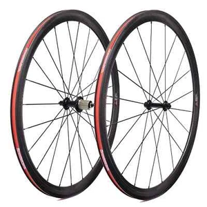 Ultralight 700C Road Bike Carbon Wheelset 38x23/25mm V or Basalt Braking Hub - Picture 1 of 22