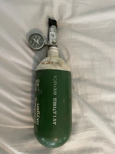Botella de oxígeno para aviación con válvula - Imagen 1 de 4