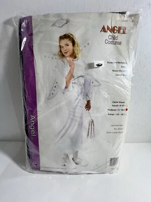 Disfraz Bíblico RG Disfraz Niñas Blanco Mediano 8-10 Ángel Navidad Disfraz Foto 1 de 3