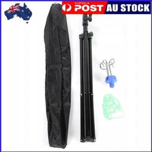 Portable IV Pole Drip Bag Stand 4 Hooks 3 Legs Foldable Pole Stand for Home Care - Picture 1 of 12