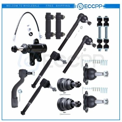 Kits de suspensión de 14 rótulas varillas de amarre brazo ralentí para 1993-99 GMC C2500 C1500 Foto 1 de 4