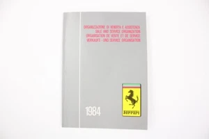 Ferrari 1984 directorio de concesionarios Servizi Vendita E Assistenza 308 QV Mondial TR 288 - Imagen 1 de 12