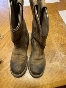 Ariat Boots Womens 6.5B Distressed Brown Leather Western Cowboy - Picture 1 of 8